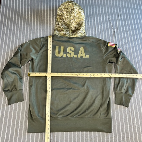 Pittsburgh Steelers Nike On Field Sweatshirt Hoodie Salute To Service Men’s L - Picture 6 of 6